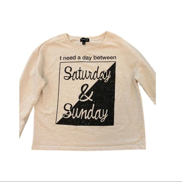 Rampage- sweatshirt white black size small - Picture 1 of 4